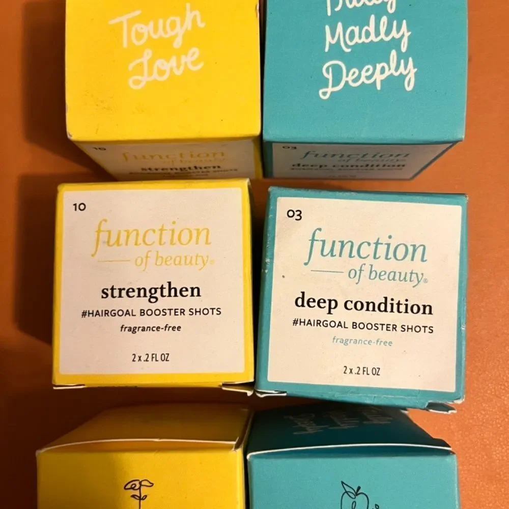 7 (14)  Function of Beauty Strengthen & Deep Condition Hair Goal Booster Shots